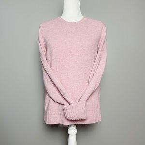 J. Crew Knit Crewneck Wool Pink Heather Sweater